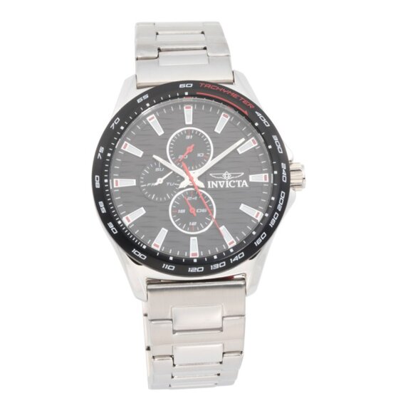 INVICTA Black Men's Racing 44mm Stainless Steel Watch